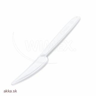 Nôž (PP) vratný biely 18,5cm [50 ks] 