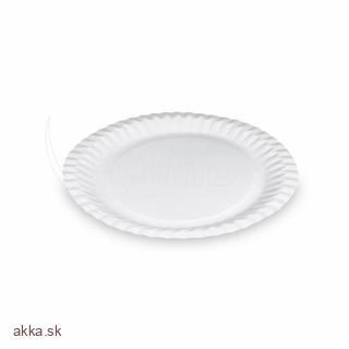 Papierový tanier biely Ø23cm RECY [100 ks] 