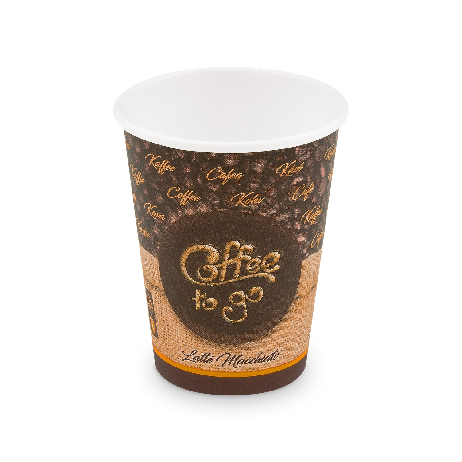 Papierový pohár "Coffee to go" 420 ml, L (Ø 90 mm) [50 ks] 