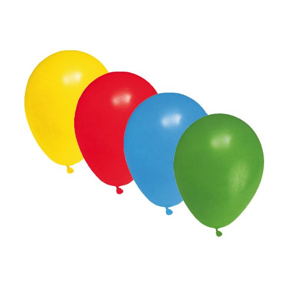 Nafukovacie balóniky farebné mix "S" [100 ks] 
