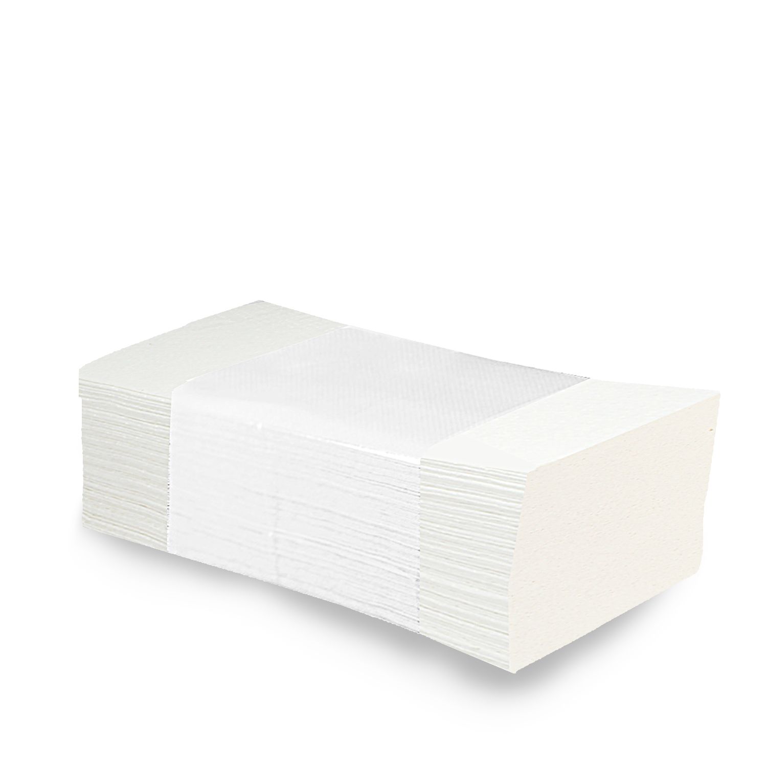 Uteráky tissue ZZ "V", 2-vrstvové, 25 x 21 cm, biele [3000 ks] 